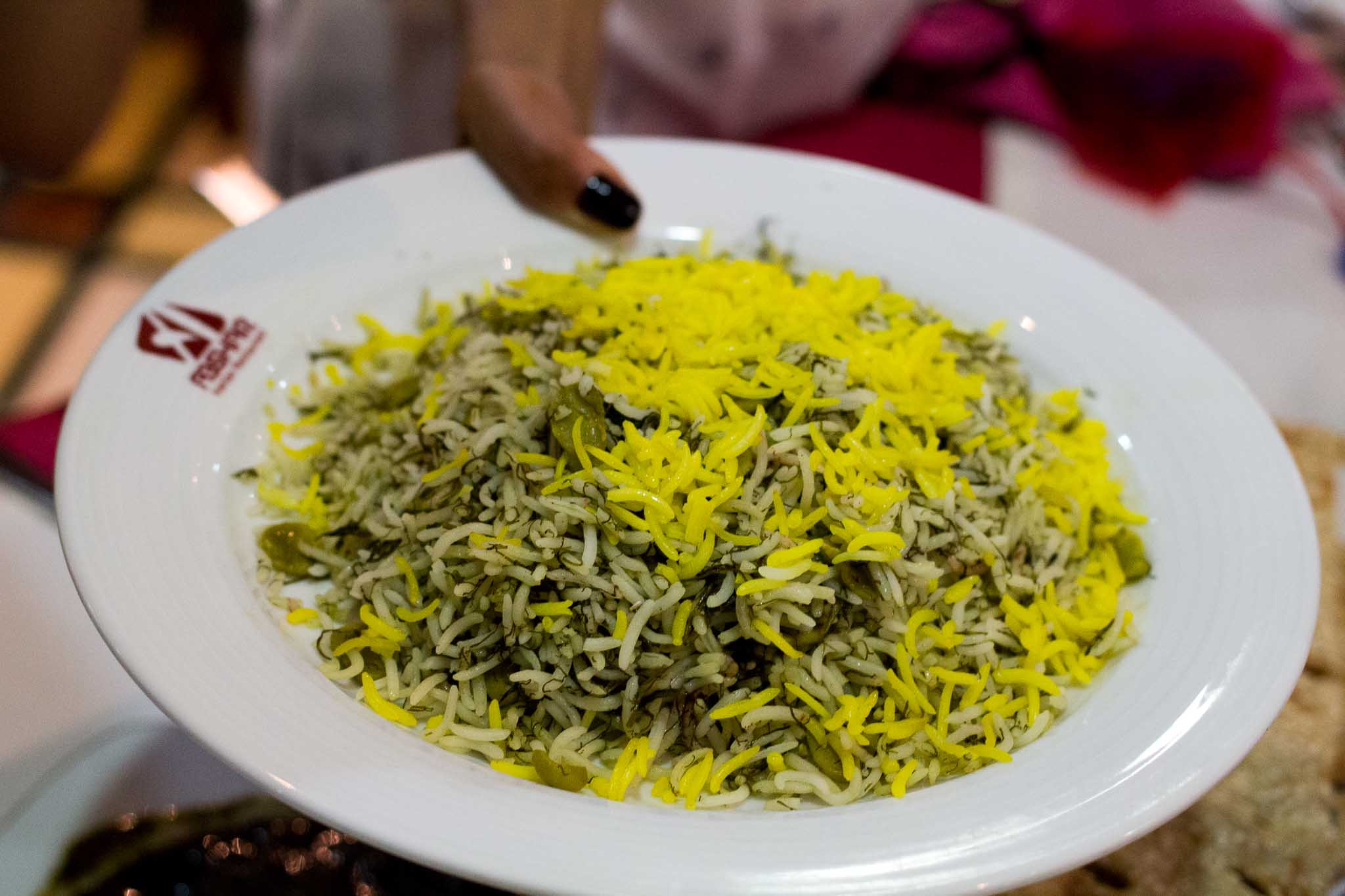 باقالی‌پلو با ماهیچه