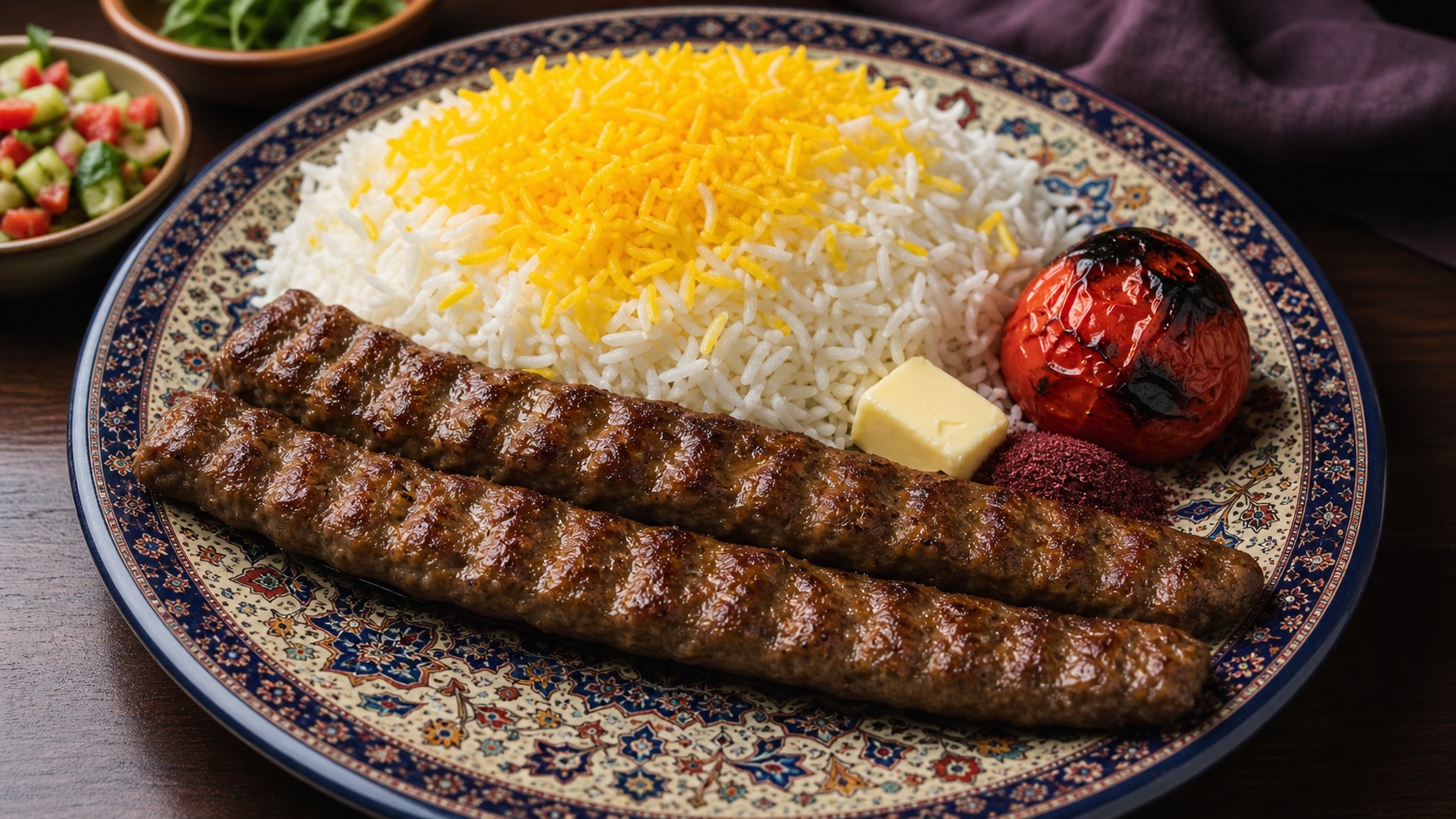 چلوکباب کوبیده